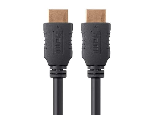 Monoprice HDMI High Speed Cable - 5 Feet - Black, 4K@60Hz, HDR, 18Gbps, YUV 4:4:4, 28AWG - Select Series