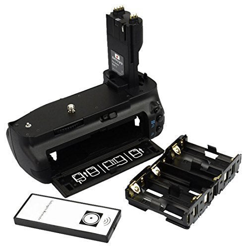DSTE® Pro IR Remote BG-E7 BGE7 Vertical Battery Grip for Canon EOS 7D SLR Digital Camera as LP-E6 LP-E6N