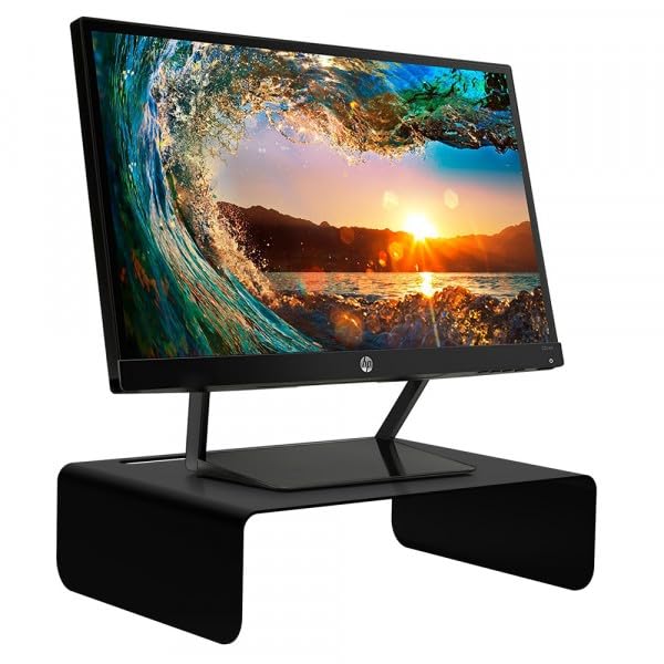 Oeveo Rise Monitor Stand - 15W x 4.25H x 11D | Quality Metal Monitor Stand Riser, Made in USA | MS-441