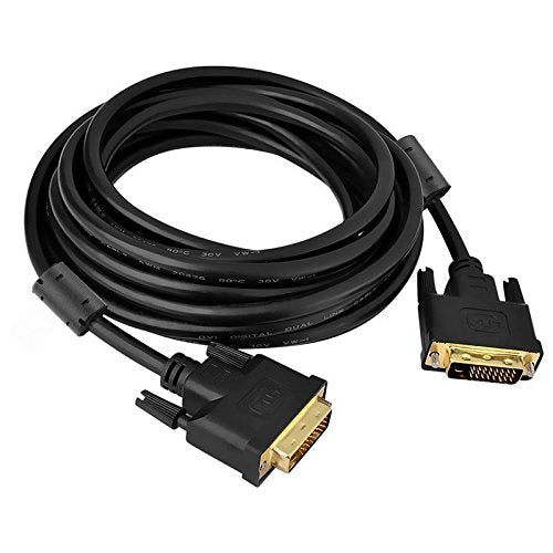 axGear DVI to DVI-D Cable Dual Link Male M/M 1.8m 6ft Video Cord Connector