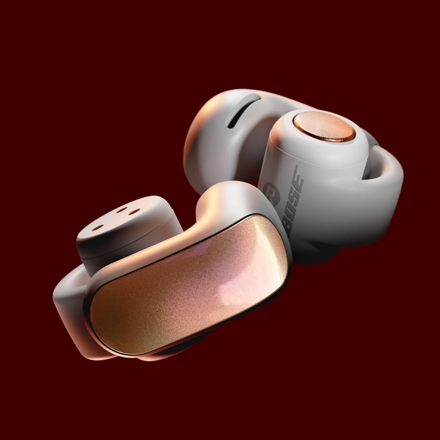 Bose Ultra Open Earbuds - Bluetooth Open Ear Earbuds with OpenAudio for Awareness, Clip-On Design for Comfort, Water Resistant, Up to 48 Hrs