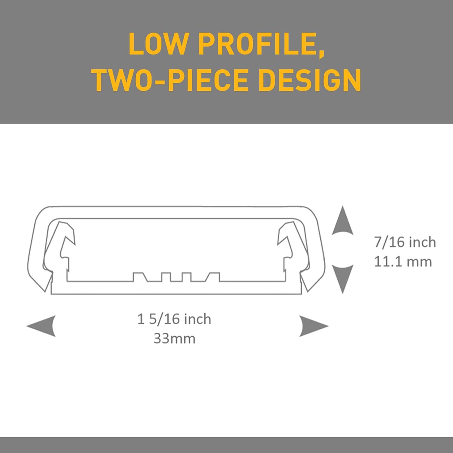 Legrand Wiremold NM4 Nonmetallic Plastic Raceway for Extending Power, Circular Fixture Box, Ivory (1 Pack)