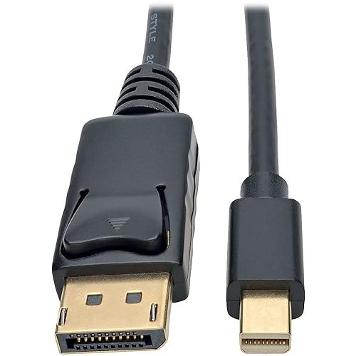 Tripp Lite Mini DisplayPort to DisplayPort Cable, 4K x 2K @ 60Hz, 4096 x 2160 (M/M), Black, 3-ft (P583-003-BK)