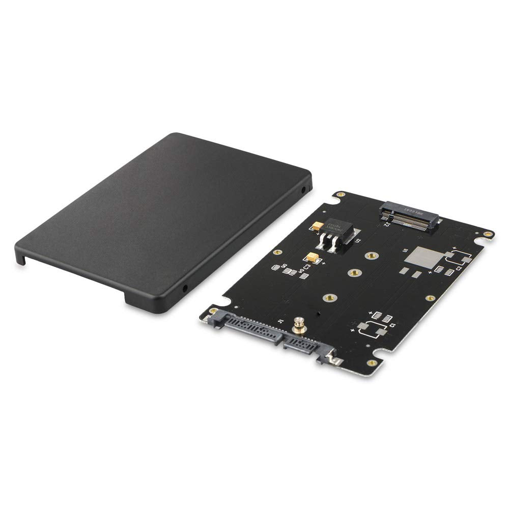 axGear 2.5 Inch SATA to M2 NGFF SSD Enclosure Converter Internal / External Adapter M.2