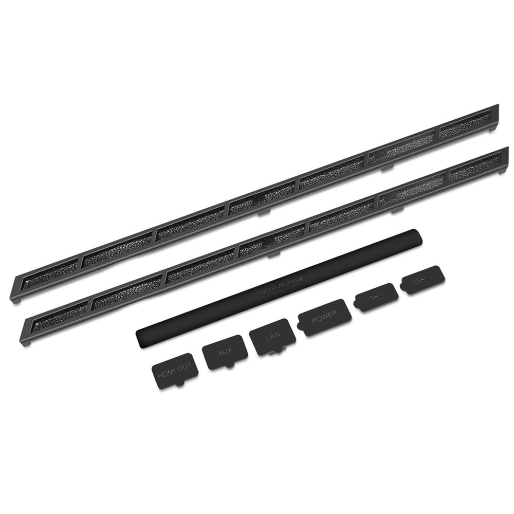 Dust Proof Kit for PS4 Slim Cover Case Mesh Filter Jack Stopper Pack Kits for PlayStation 4 Slim Console