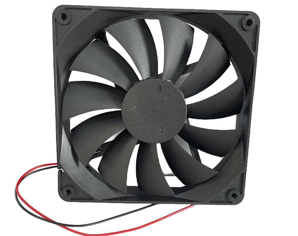 Qideyipe RL4Z S1352512H 12V 135MM 0.33A 135X135X25MM 2-Wire Chassis Power Cooling Fan