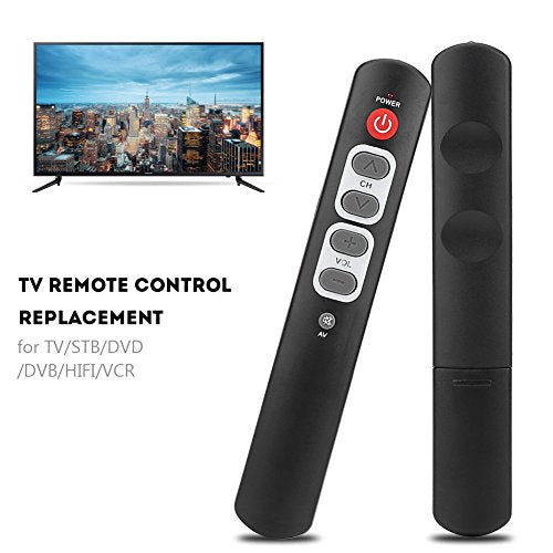 Sonew Bamfive Universal Learning Remote Control with 6 Big Buttons Smart Controller for TV STB DVD HiFi VCR Perfect Choice(Gray)