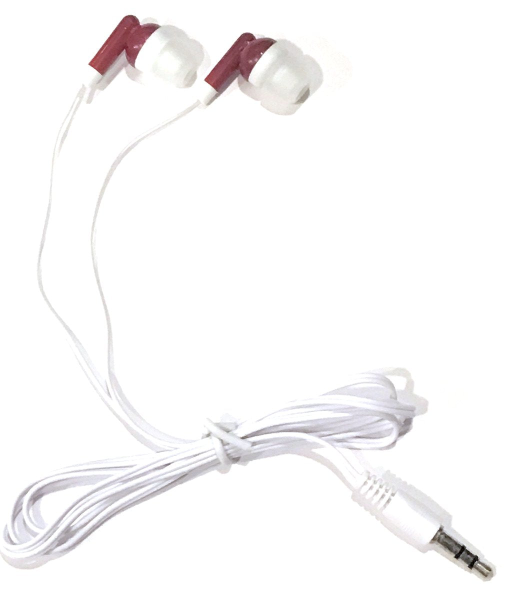 TFD Supplies Wholesale Bulk Earbuds Headphones 100 Pack for iPhone, Android, MP3 Player - Mixed Colors