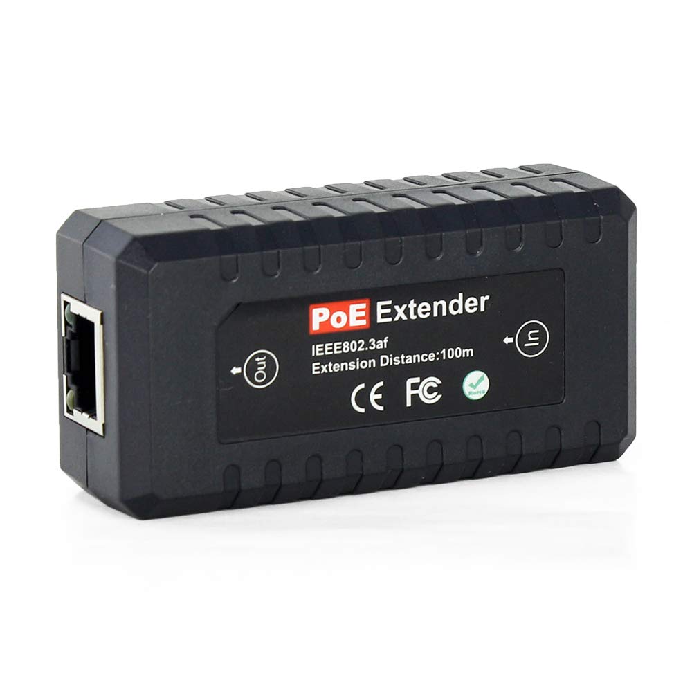 CENTROPOWER PoE Extender Ethernet Repeater 1 Port 10/100
