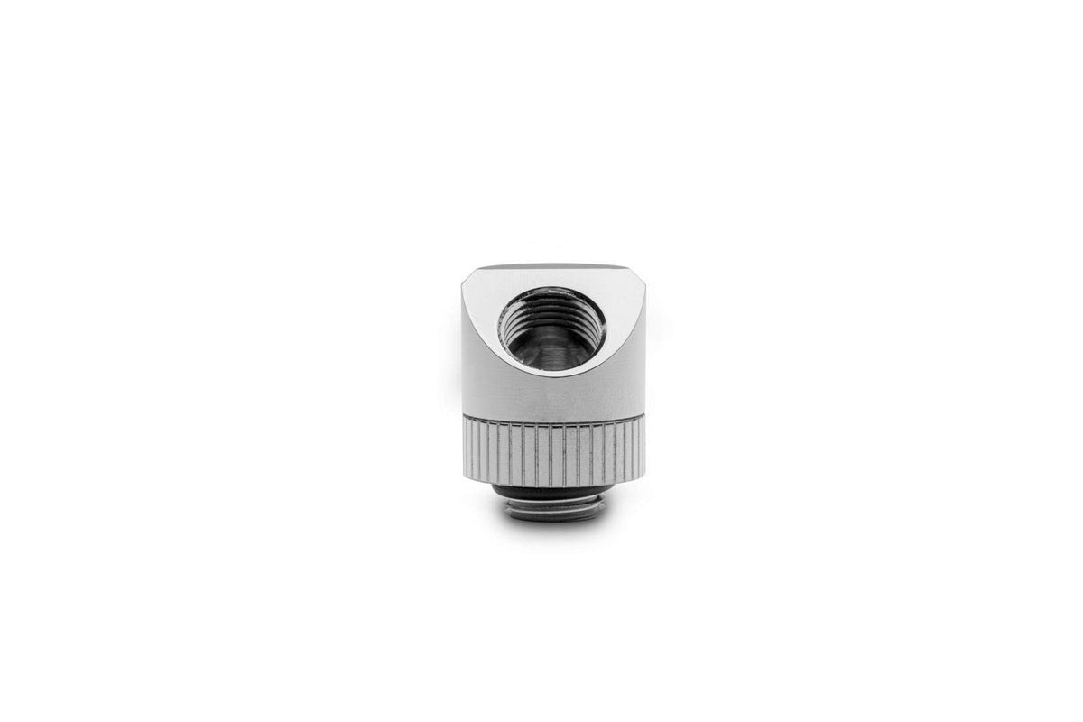EKWB EK-Torque 45 Degree Angled Rotary Fitting, Nickel, 4-Pack