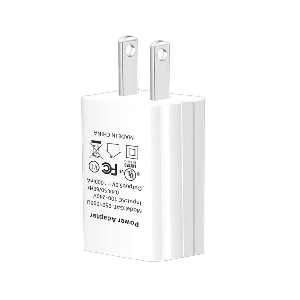 EZ-FIT UL Certified 5V Power Supply USB Wall Charger 5v 1A Universal Portable Travel Power Adapter Plug for Drones,TV Sound Bar,Fire TV…