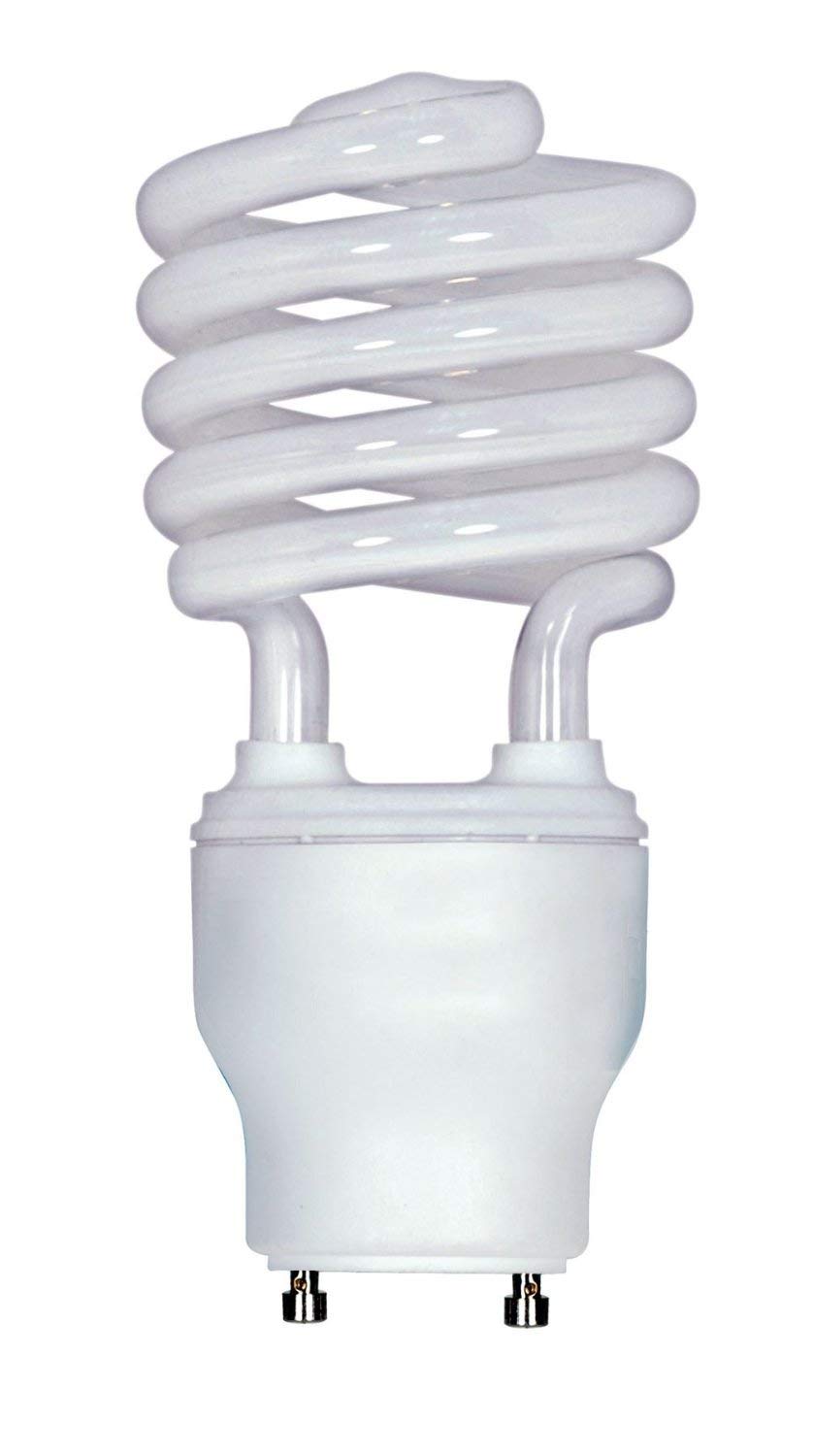 (6-Pack) Satco S8210 23-Watt 4100K GU24 Base Mini Spiral Compact Fluorescent Lamp, 100W Equal