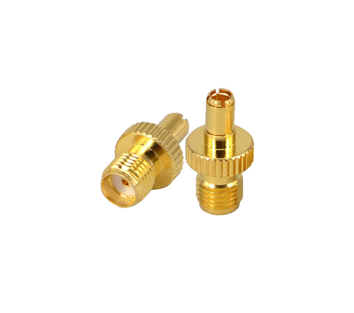 RedYutou SMA Female to Dual SMA Male Cable plitter Combiner SMA Connector 6-inch (15cm) +2pcs SMA Female to TS9 Male Adapter (not Applicable to TV)
