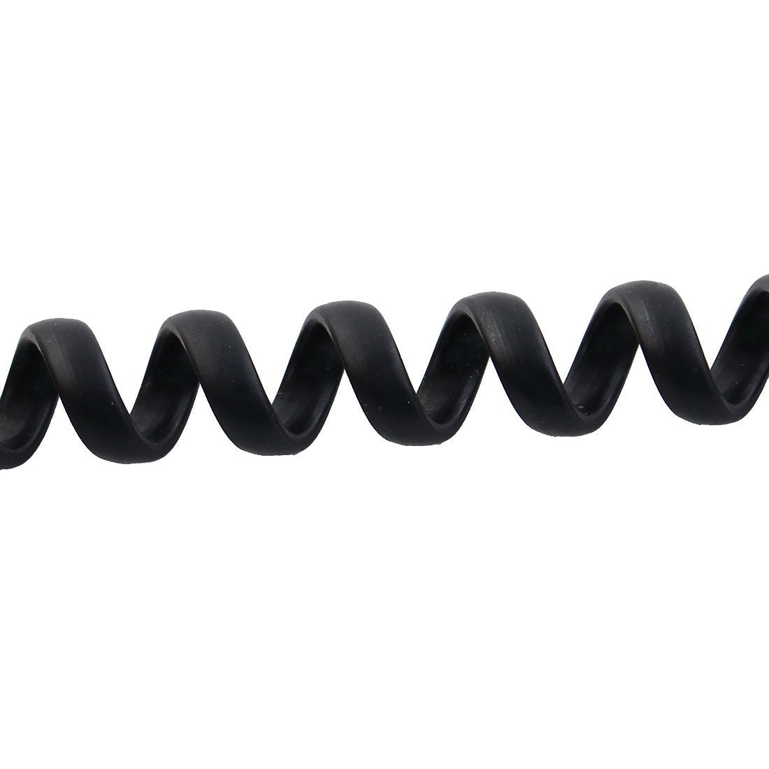 uxcell RJ9 Telephone Modem Coil Line and Cable, 9.3-Inch for Landline Telephone, Black
