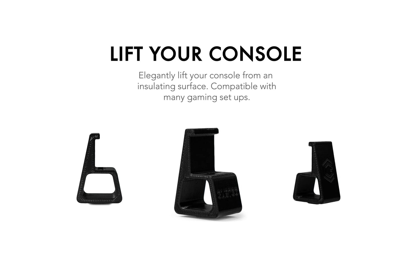 Glistco Simple Feet - Horizontal Stand Compatible with Xbox One S