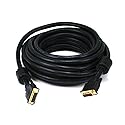 Monoprice 35ft 24AWG CL2 Dual Link DVI-D Cable - Black