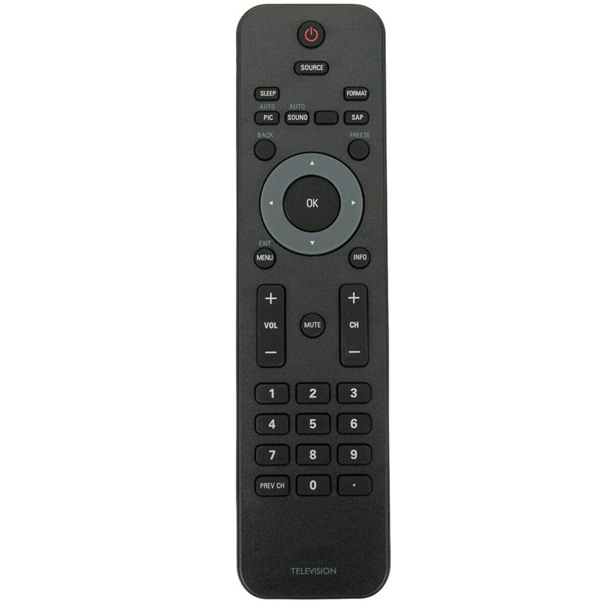 Replacement Remote Control Compatible with Philips TV 26PFL4507/F7 22PFL4507/F7 32PFL4507/F7 22PFL4507 26PFL4507