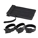 62PCS 6in Microfiber Reusable Cable Ties - Adjustable Cord Organizer Straps for Electronics, Multi-Purpose Wire Management Accessories