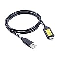 MaxLLTo® USB DC Battery Charger+Data SYNC Cable Cord for Samsung HZ25W HZ30W HZ35W WB600 WB650 WB5000 i8 i80 L100 L110 L120 L201 L210 L310W Camera