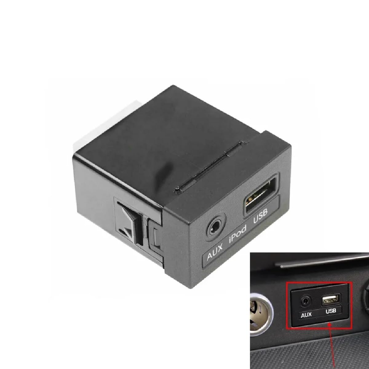 Auxiliary Jack ASSY USB IPOD AUX Fit for Hyundai Elantra 2011 to 2016-96120-3X000