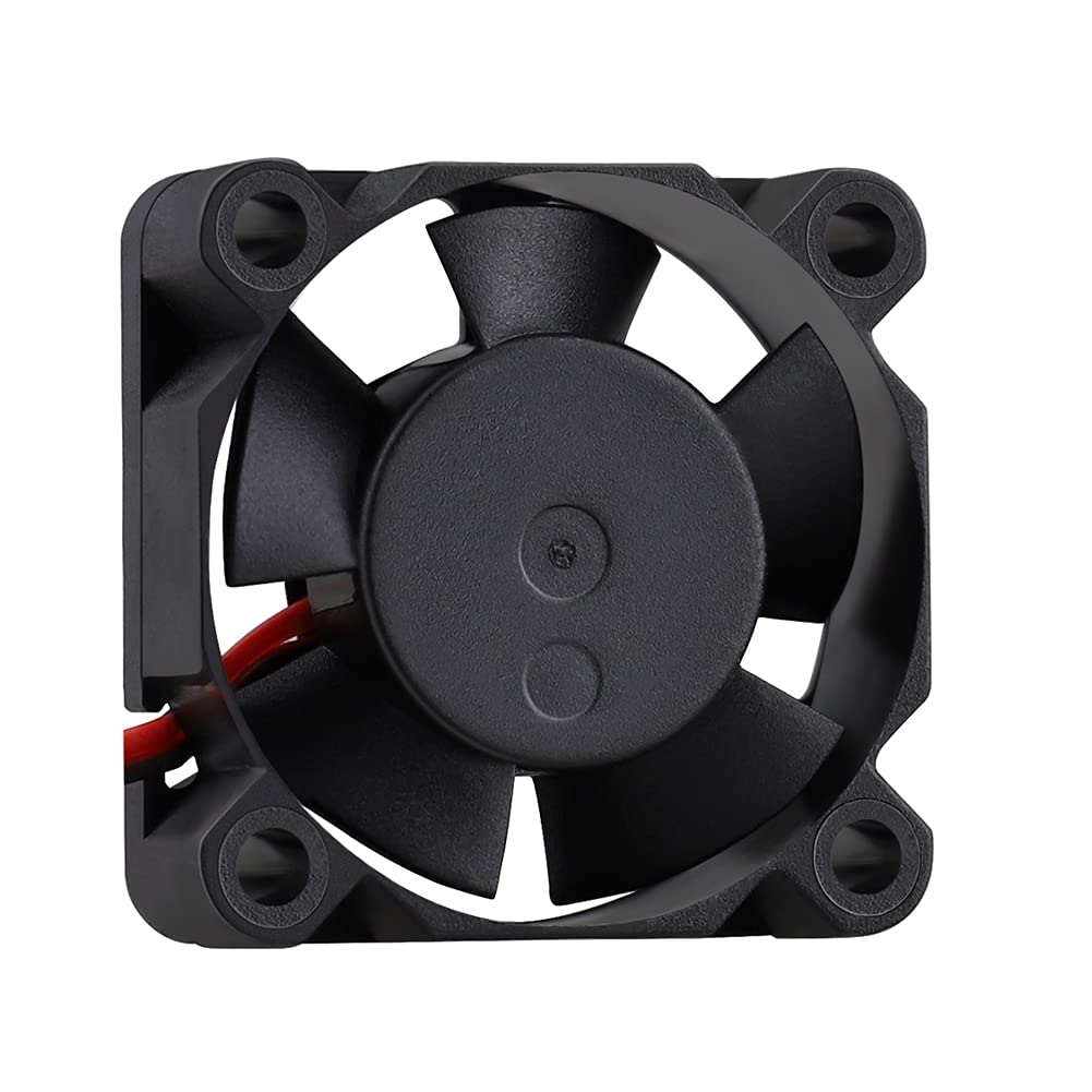 GDSTIME 30mm x 30mm x 10mm 1 inch Small 12V DC Brushless Cooling Fan 2-Pack