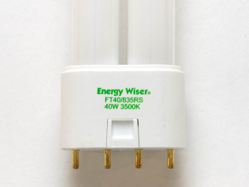 Bulbrite FT40/835RS T5 40W High Lumen 835K Rapid Start Compact Fluorescent Long Twin Light Bulb, Neutral White
