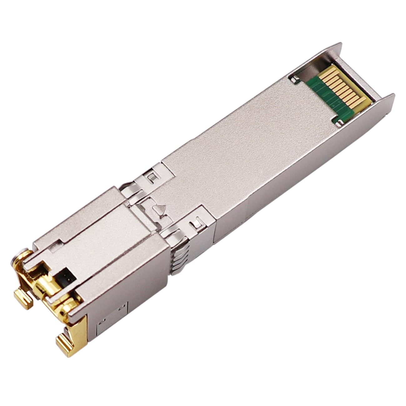 Wiitek 80 Meters, 10G SFP+ to RJ45 Modules, 2.5G/5G/10GBase-T Ethernet Copper RJ45 to SFP+ Transceiver Compatible for Ubiquiti UF-RJ45-10G, Plugin