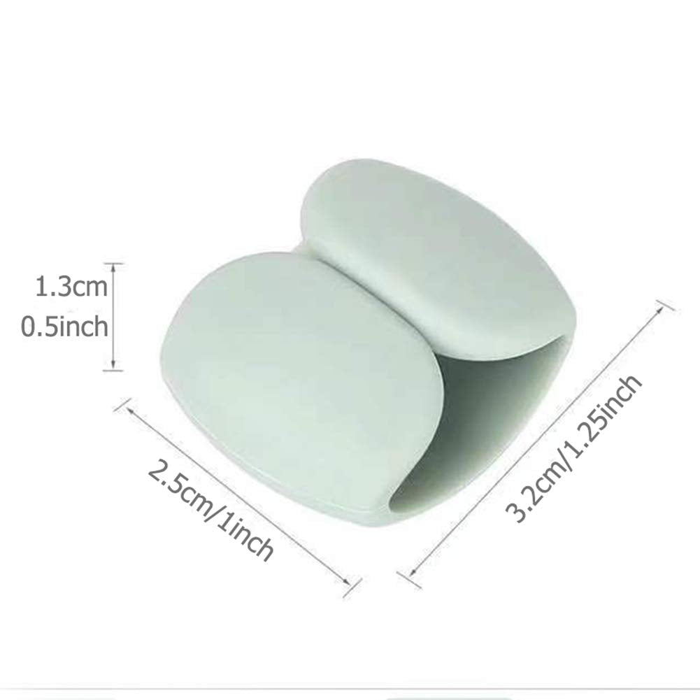 Keast 4Pcs Reusable Silicone Cord Organizer, Headphone Earphone Cable Organizer Cord Management Wrap Winder Headphone Cable Winder, Phone Charger Wire