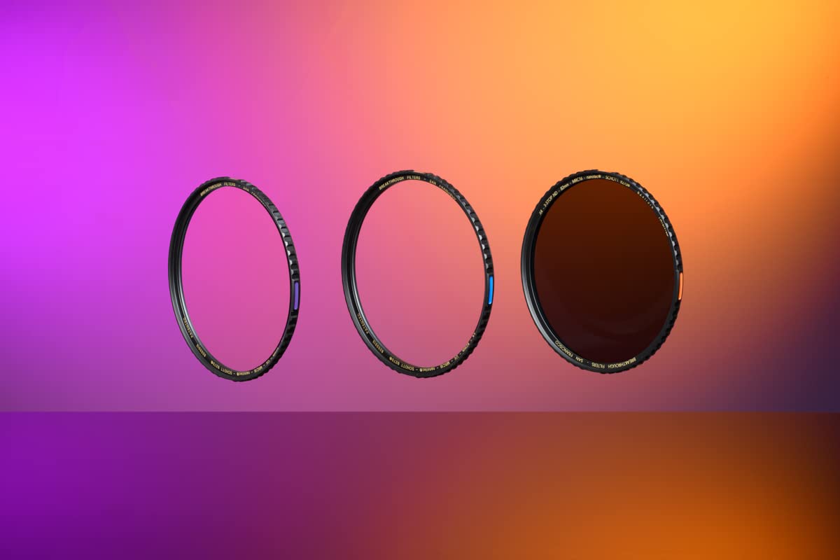 Breakthrough Photography 82mm X4 6-Stop Fixed ND Filter for Camera Lenses, Neutral Density Professional Photography Filter, MRC16, Schott B270 Glass