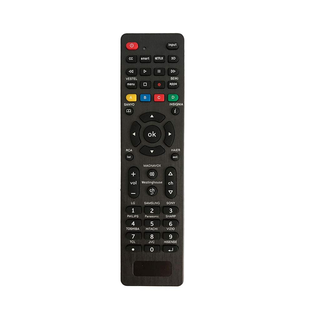 AMAIRIYCA Universal Remote for jvc,Samsung,LG, Sony,Vizio, Philips, Toshiba, Hitachi,haier, Panasonic, Smart TVs-Simple Settings Required