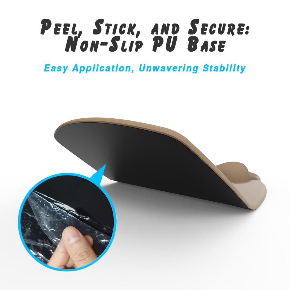 ErgoFlow Gel Wrist Rest Mouse Pad - Ergonomic Cushion for Desk, Cute Aesthetic Computer Decor for Women; Small Mousepad Mat&Laptop Pads - Office, Home