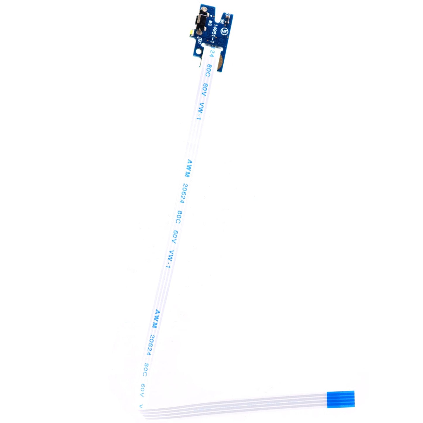 Deal4GO Power Button Board w/Cable 450.0480F.0001 807528-001 for HP x360 15-W 15-BK M6-W 15-BK020WM M6-W103dx M6-W011dx