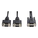 Tripp Lite High Resolution VGA Monitor Y Splitter Cable, Resolutions up to 1600x1200, HD15 Male to 2X HD15 Female, 6 Foot / 1.83 Meters, Lifetime