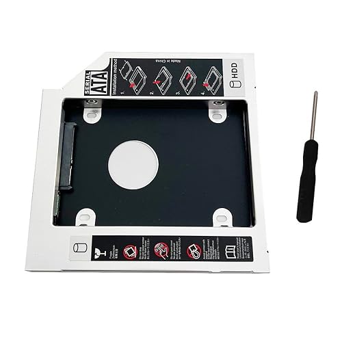 2nd Second SATA Hard Drive HDD SSD Optical Bay Caddy Frame Tray for ASUS k55N N56JN N56VZ-S4278H