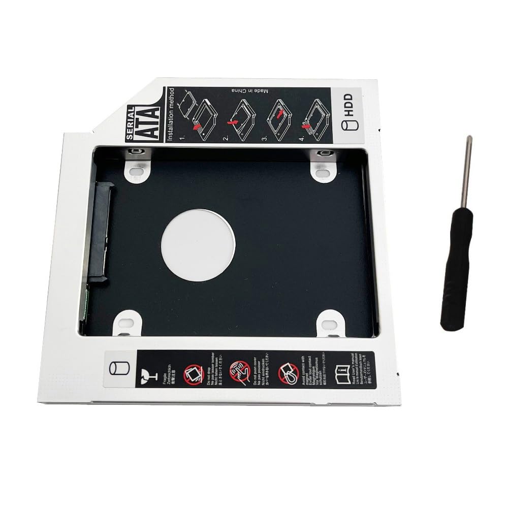2nd Second SATA Hard Drive HDD SSD Optical Bay Caddy Frame Tray for ASUS k55N N56JN N56VZ-S4278H