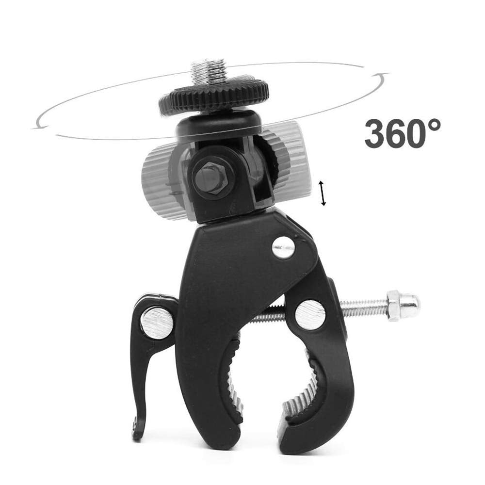 SUPON Camera Super Clamp with 1/4"- 20 Threaded Head Compatible for LCD Monitor,DSLR Cameras,DV,Flash Light,Studio Backdrop,Bike, Microphone Stands