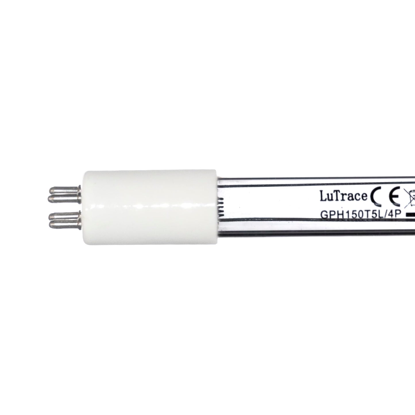 Lutrace GPH150T5L/4P GPH150T5L/4 Premium Long Life UV Lamp Bulb 4-pin Base 6"