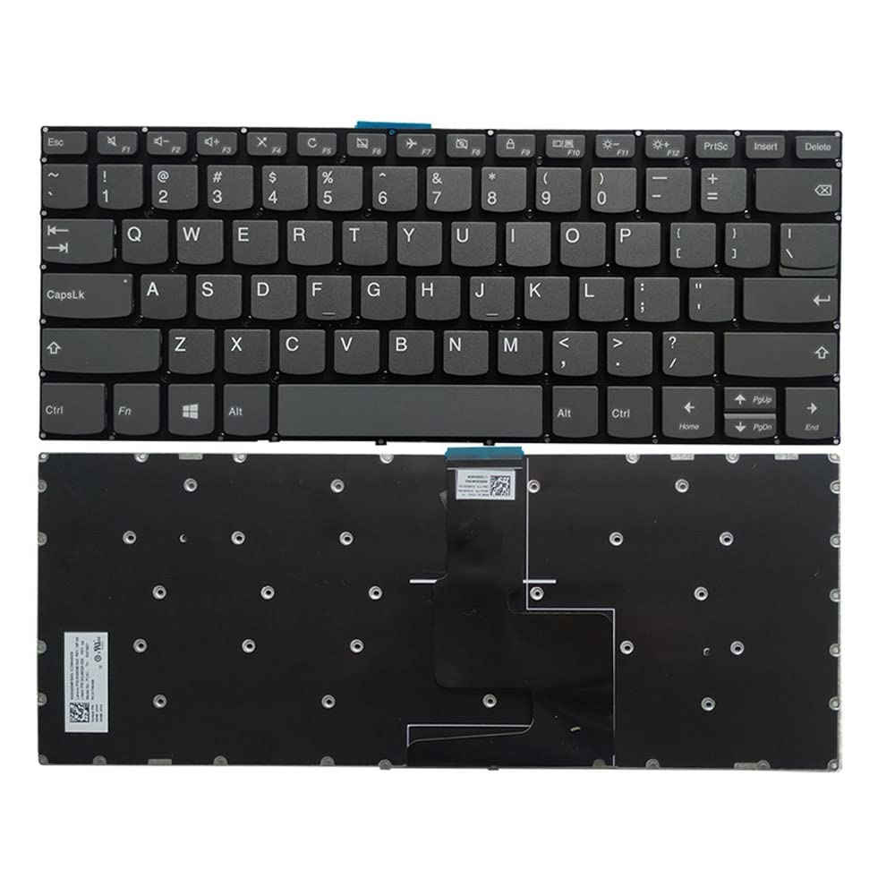 Laptop Keyboard Compatible for Lenovo IdeaPad V130-14IGM V130-14IKB V330-14IGM V330-14IKB V530S-14IKB US Layout No Backlit