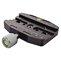 Fotoconic CL-90N Quick Release Clamp with arca Swiss clamp Plate Aluminum Alloy for Tripod or Monopod Compatible