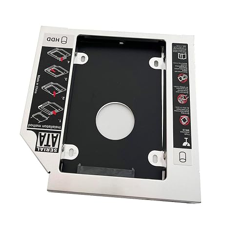 DY-tech 2nd Hard Drive HD SSD Caddy Frame Tray for Dell Inspiron 3520 M5050 N7520 SN-208BB