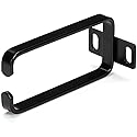 StarTech 1U Vertical 1.8 x 3.9in (4.5 x 10cm) Server Rack Cable Management D-Ring Hook; Network Rack-Mount Cord Organizer; Cable Manager for 19" and