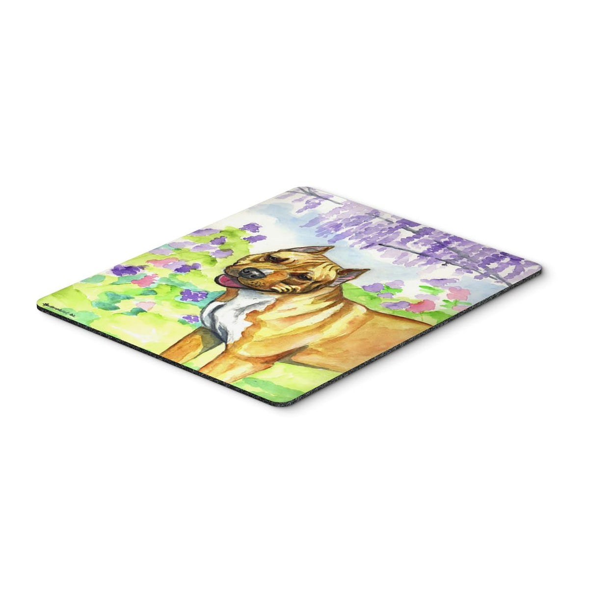 Caroline's Treasures 7093MP Pit Bull Mouse Pad, Hot Pad or Trivet for Home Office Gaming Working Computers Laptop Mouse Mat,Washable Large Mousepad