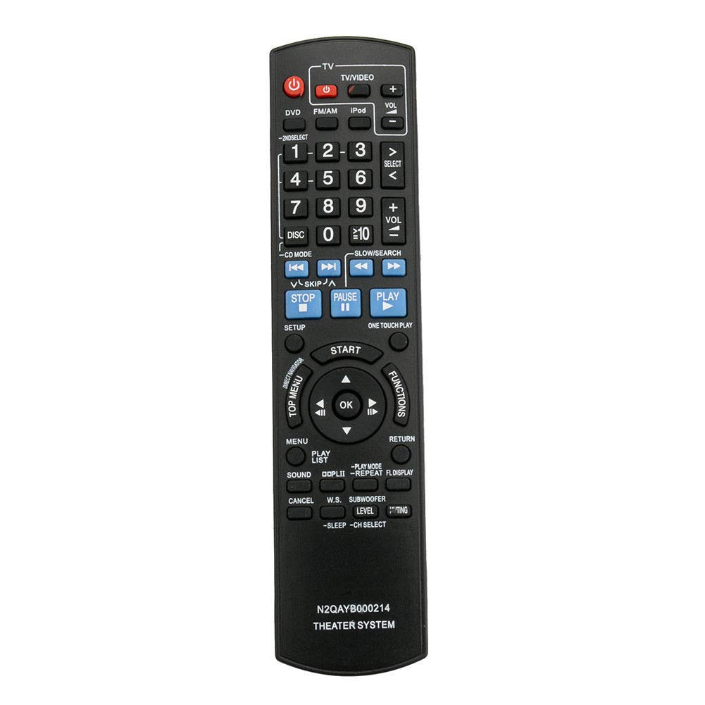 New N2QAYB000214 Remote Control for Panasonic DVD Home Theater Sound System