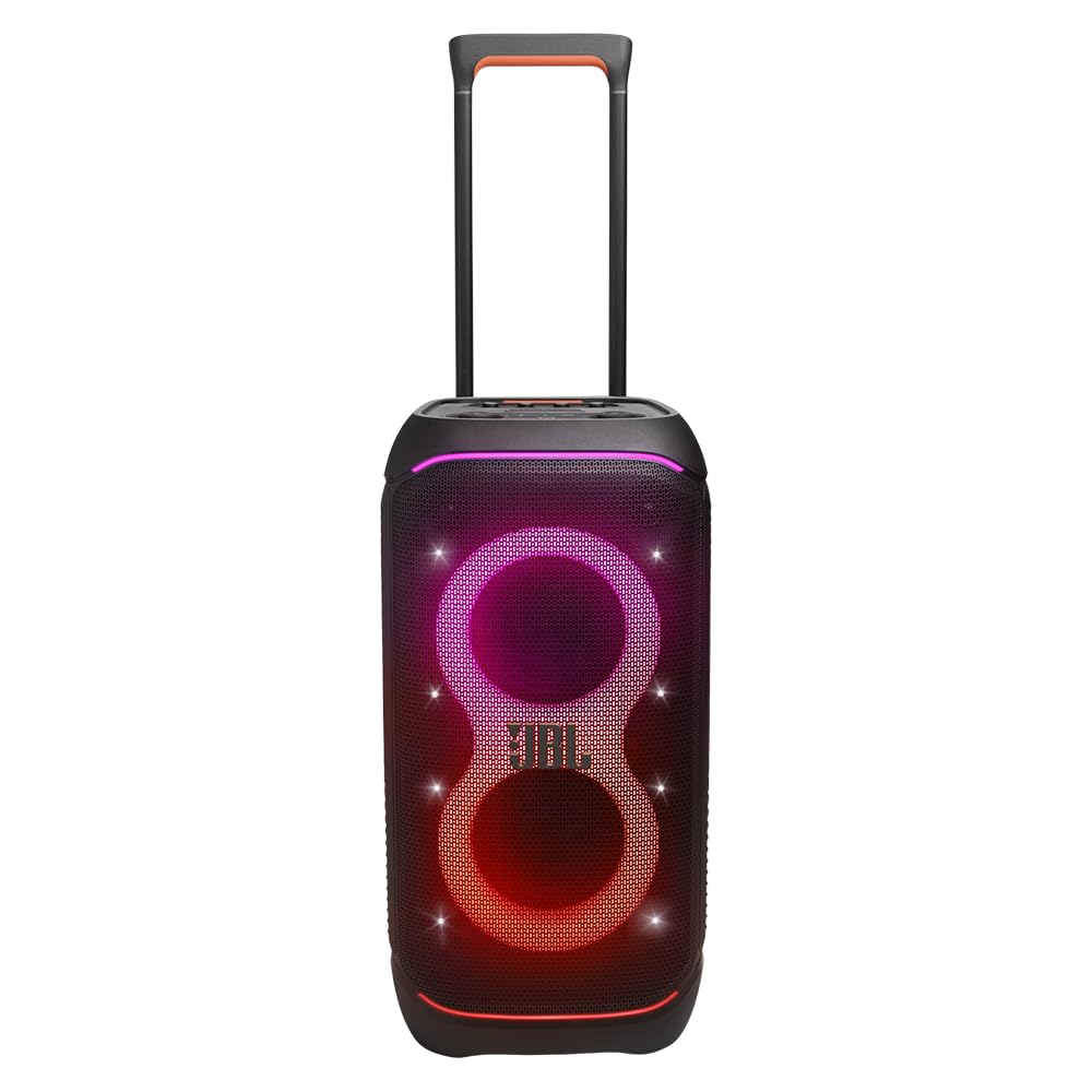 JBL PARTYBOX Stage 320 Portable Party Speaker Bundle with gSport Cargo Sleeve (Black)