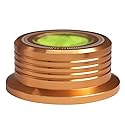 Tenlysound Record Stabilizer Weight LP Weight 10.5Oz Turntable Weight Bubble Level 60Hz Speed Measure Strobe Scale Record Puck Aluminum Vinyl Clamp