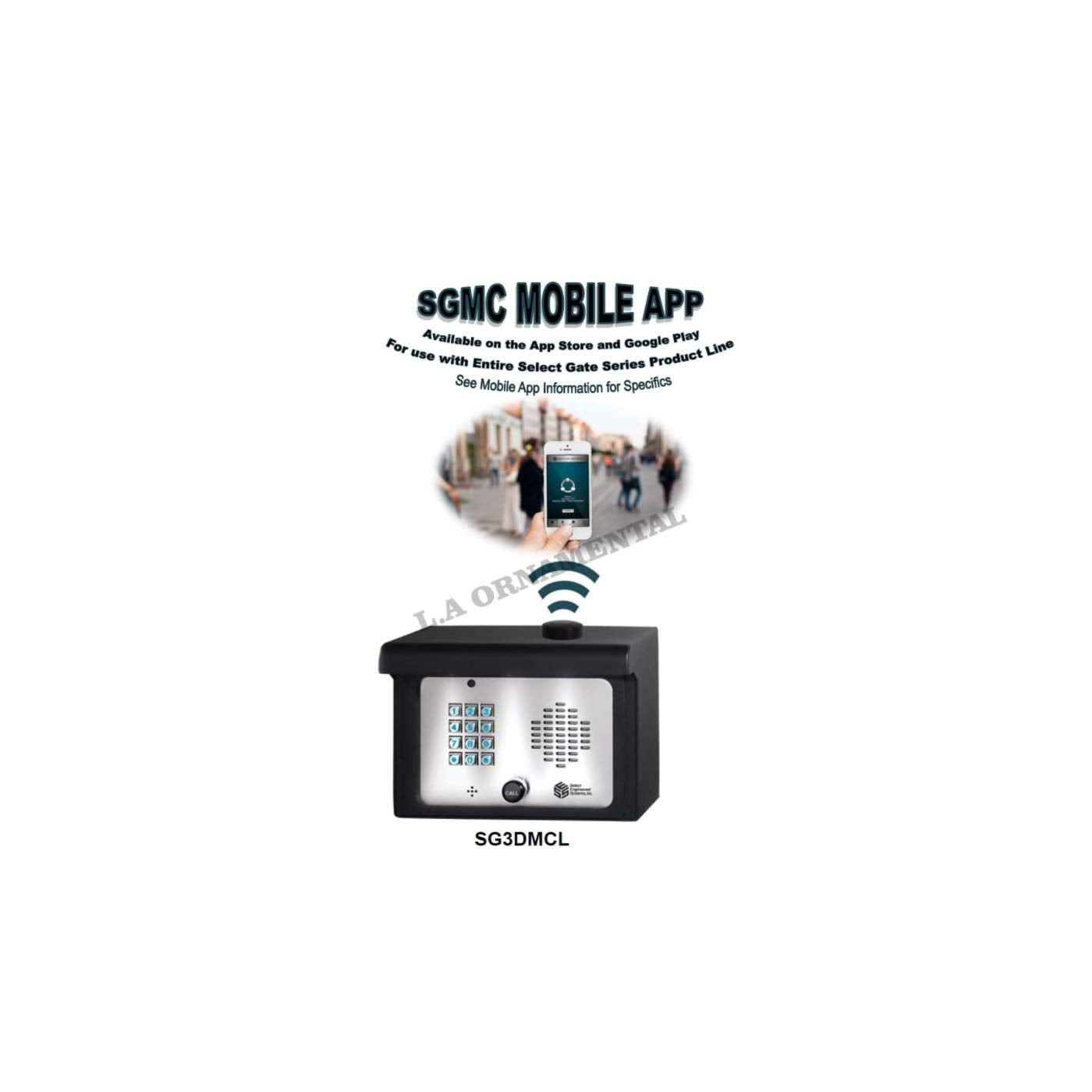 Cellular Gate Entry System SG3DMCL Access Control Entry Systems Keypad