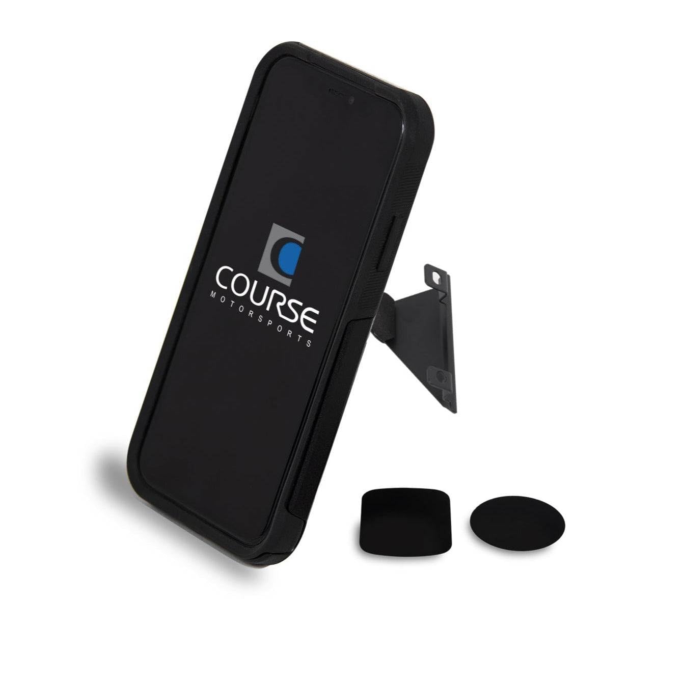 Course Motorsports Direct Fit Phone Mount: Honda CR - V (2012-2016) - Left or Right - Cradle Head - No Charging Manual Closing (Black)