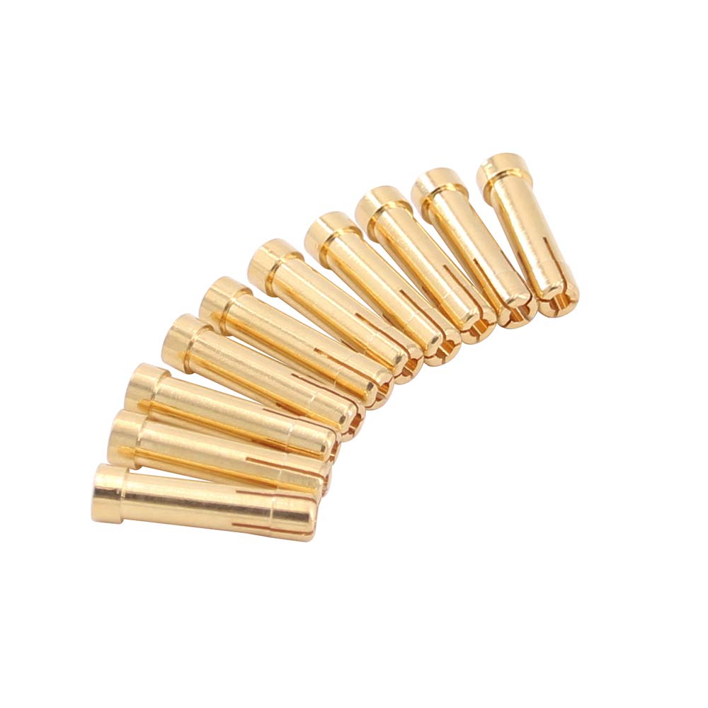 BDHI 5mm to 4mm Low-Profile Bullet Connectors Adapter Plugs Reducer(B123-10)