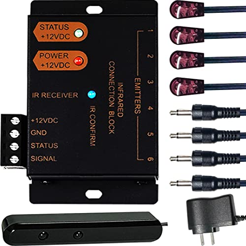 ENSIGEAR IR Repeater Kit, IR Repeater System, IR Remote Control Extender