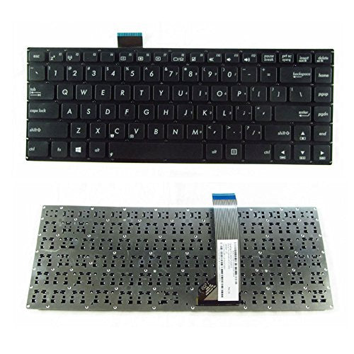 New Laptop Keyboard Without Frame Replacement for ASUS V451 V451L V451LA V451LB V451LN, US Layout Black Color